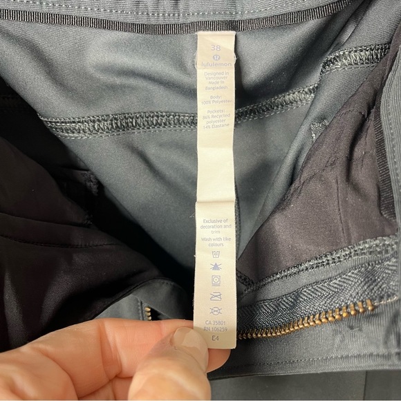 Lululemon ABC Pant Skinny Gray Size 38 Men’s - Picture 8 of 9